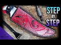 Leather Knife Sheath DIY Step-by-Step