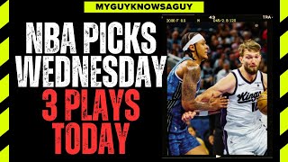 Here My Top 3 NBA Picks \u0026 Props For Wednesday