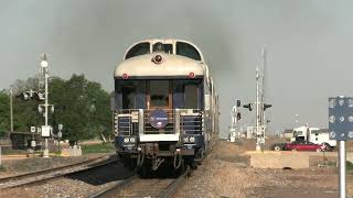 Calif. Zephyr in Ft. Morgan on 16JUNE2025