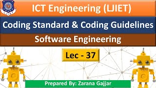 Lec_37_Coding Standard & Coding Guidelines | Software Engineering | ICT Engineering