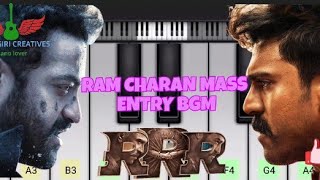 RRR RAM CHARAN MASS ENTRY BGM PIANO NOTES 🎹🎹🔥🔥