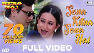 Sona Kitna Sona Hai - Full HD Video Song - Hero No.1 Movie - Govinda,Karisma Kapur