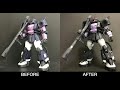 【ガンプラ】mg 高機動型ザクⅡ黒い三連星 ver.2.0 製作動画⑪完成！！デカール貼り＆塗装剥げ表現＆ウェザリングマスターで仕上げ！