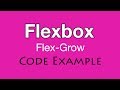 Flex-Grow Property with Code Examples Flexbox CSS Tutorial