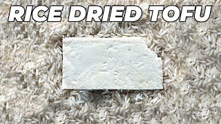 Does Drying TOFU in Rice Work?