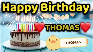 Happy birthday to you Thomas - New Happy Birthday song with name