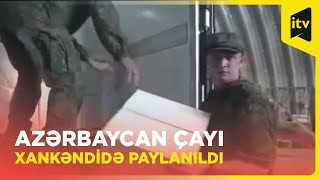 Sülhməramlılar Bakıdan Qarabağ erməniləri üçün göndərilən yardımları paylayıblar