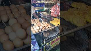 #ข้าวจี่ Grilled Sticky Rice #งานย่าโมโคราช #streetfood #thailand #foodlover #jarnzab #จารย์แซ่บ