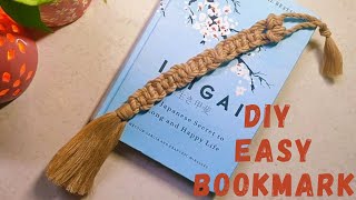 How to make Bookmark step by step /Easy craft / Bookmark with macrame /craft tutorial/DIY Bookmark