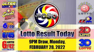 6/55 Lotto Result Today, Monday, February 28, 2022 | Jackpot Prize Reaches up to Php 67,111,006.80