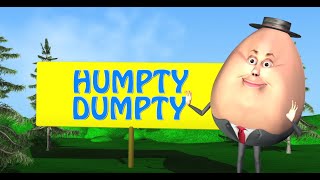 HUMPTY DUMPTY SAT ON A WALL | Nursery Rhyme | Animation Video Song for Kids