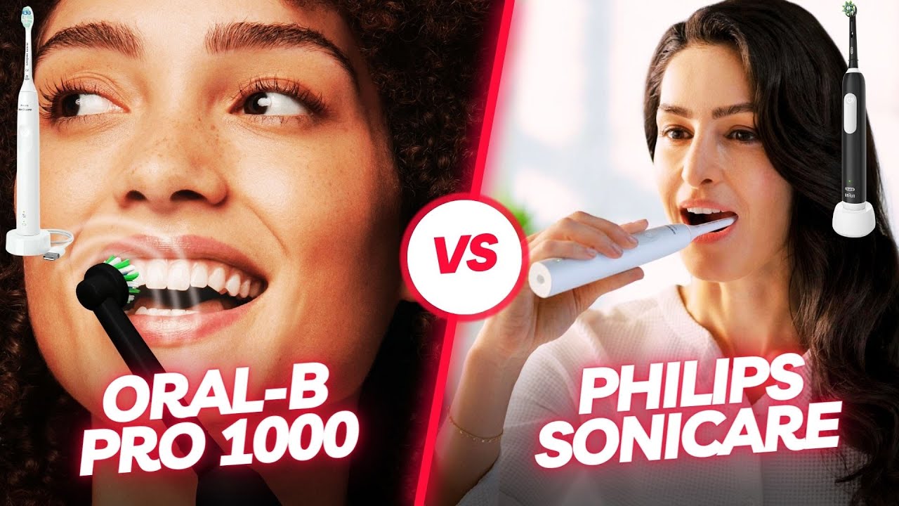 Oral B Pro 1000 VS Phillips Sonicare 4100 - Which Is Best For You - YouTube