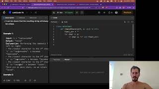 💻Solving All LeetCode Problems with PYTHON 🐍 - 2390 Removing Stars From a String