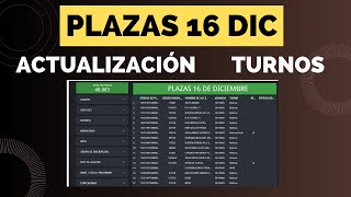 PLAZAS 16 DE DICIEMBRE