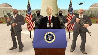 President Donald Trump Visits San Andreas To Celebrate Winning (Mod)