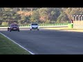 t128 down the straight with clio and renault in valencia