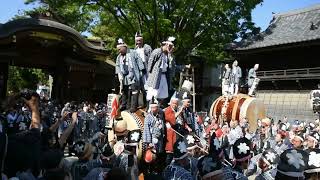 令和６年大國魂神社くらやみまつり　太鼓送り込み