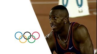 Michael Johnson Breaks 200m & 400m Olympic Records - Atlanta 1996 Olympics