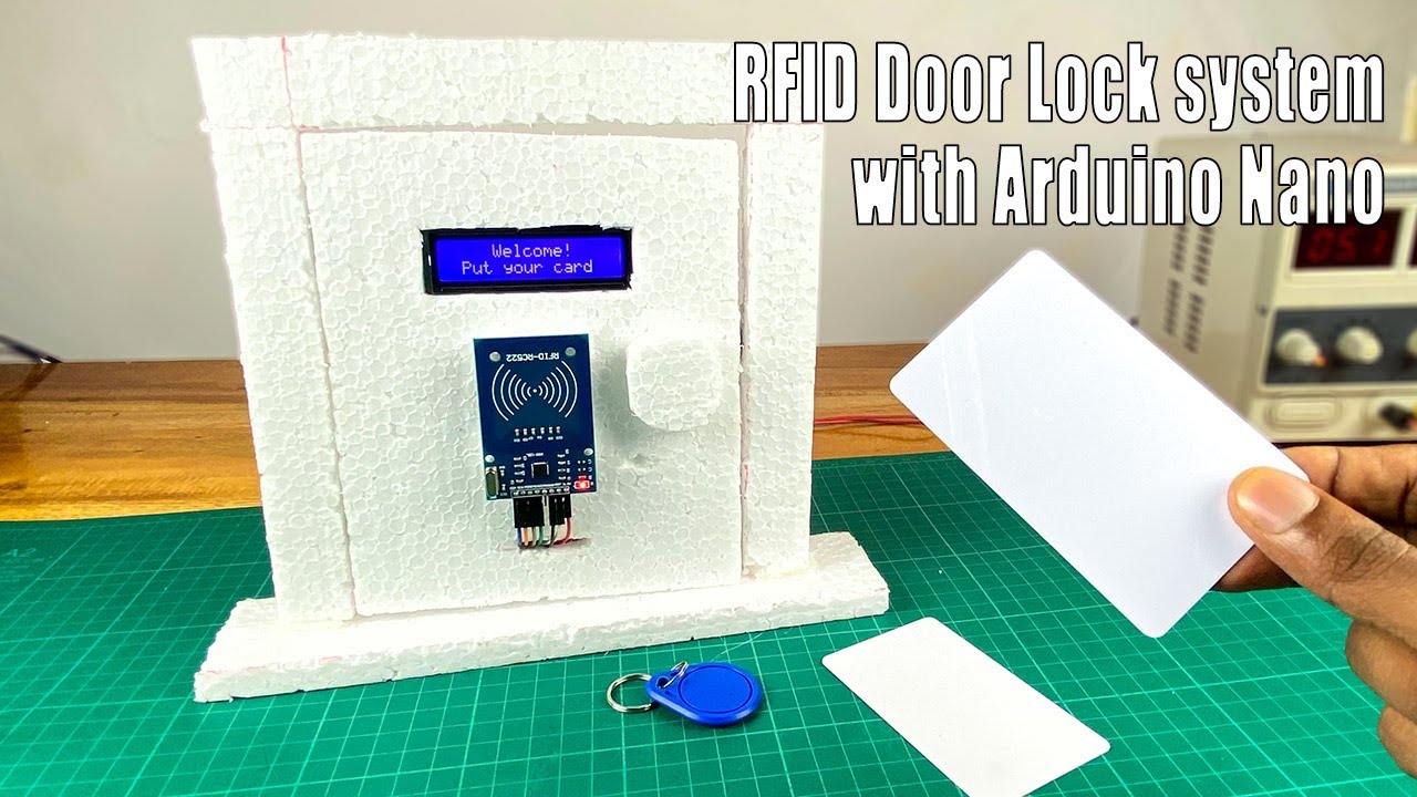 How To Make An RFID Door Lock System Using An Arduino Nano Board #sritu ...