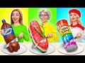 Reto De Cocina Yo vs Abuela | Desafío de Decoración de Pasteles por TeenDO Challenge