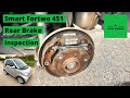 Smart Fortwo 451 Rear Brake Inspection