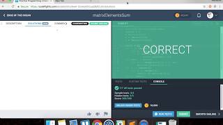 MatrixElementsSum - Codefights - Python