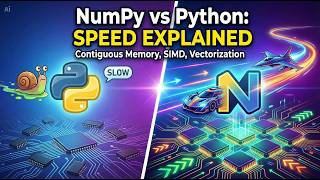 Why NumPy is Faster Than Python: Contiguous Memory, SIMD, and Vectorization Explained