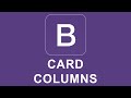 Bootstrap 4 Tutorial 31 - Card Columns