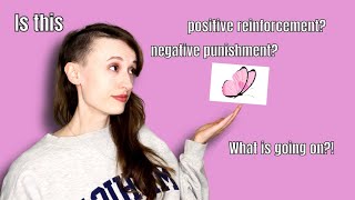 Positive and Negative / Reinforcement and Punishment - With Practice Questions!