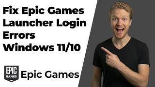 How To Fix Epic Games Launcher Login Errors Windows 11/10 (Quick Cache Reset)