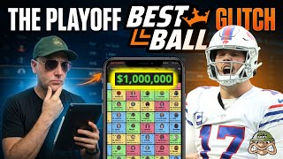 2026 NFL DraftKings Playoff Best Ball Live Draft | UPDATED STRATEGY