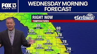 Tampa weather | Wednesday morning forecast