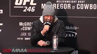 Conor McGregor: 'You know what the bad is that comes with this life' - (UFC 246)
