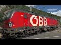 Öbb vectron vysoký výkon rozjezd vlaku do kopce