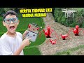 DRONE BOCIL MENANGKAP NAMPAK KELUARGA KERETA THOMAS EXE WARNA MERAH!!!