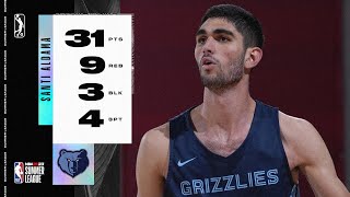 Santi Aldama GOES OFF For 31 PTS In 27 MIN During NBA Summer League Victory!