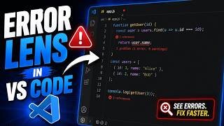 How To Use Error Lens in VS Code (Visual Studio Code Tutorial)