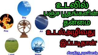 பஞ்ச பூதங்களில் உடலின் செயல்பாடுகள்/panchaputha seyalpadugal/sivathiru_yuvanesh