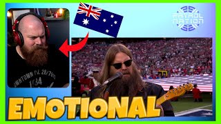 Austrialian Reacts To CHRIS STAPLETON Sings The National Anthem at Super Bowl LVII