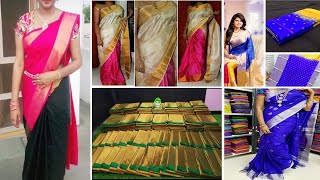 ప్యూర్ హ్యాండ్ లూమ్ లో ఇవి సూపర్ శారీస్ | Pure Handloom Uppada Pattu \u0026 Cotton Sarees Latest Models |