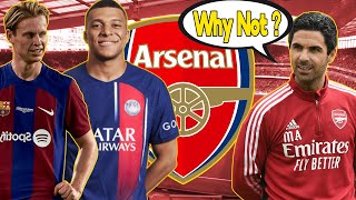 Arsenal Transfer News Today : Arsenal breaking news today Kylian Mbappe & Frenkie De Jong
