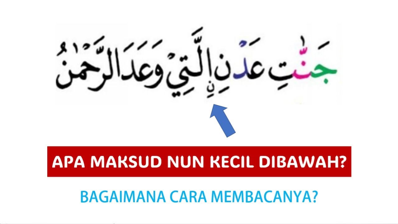 BAGAIMANA CARA MEMBACA NUN KECIL DIBAWAH? NUN WIQOYAH | NUN IWADH | NUN ...