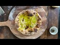 pizza making cacio e pepe pizza recipe