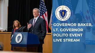 Governor Baker, Lt. Governor Polito at Springfield Redevelopment Announcement