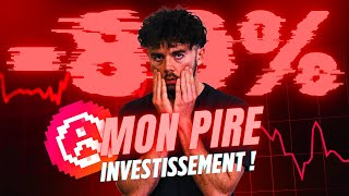 CRYPTO : CET ALTCOIN EST MON PIRE INVESTISSEMENT (-80%) QUE FAIRE ? 😱