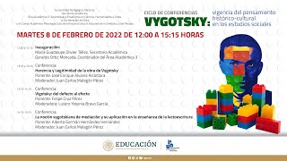 Conferencias | Vygotsky: vigencia del pensamiento histórico-cultural en los estudios sociales | 1