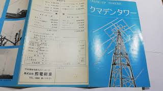 クマデンタワー　アマチュア無線　50年前::クランクアップタワー　JM6NVD　JA6FEG