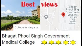 #BPS Govt. Medical College for Women, Khanpur Kalan, Sonepat | Bhagat Phool Singh Medical College