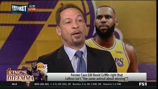 Chris Broussard SHOCKED Former Cavs GM Griffin: Lakers' LeBron isn't "the same animal about winning"