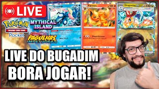 LIVE BUGADA - BORA TESTAR DECKZINHO CAMPEÃO DO POCKET E DECK DIFERENTE NO LIVE - POKÉMON TCG LIVE